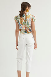 MOM FIT TWILL JEANS